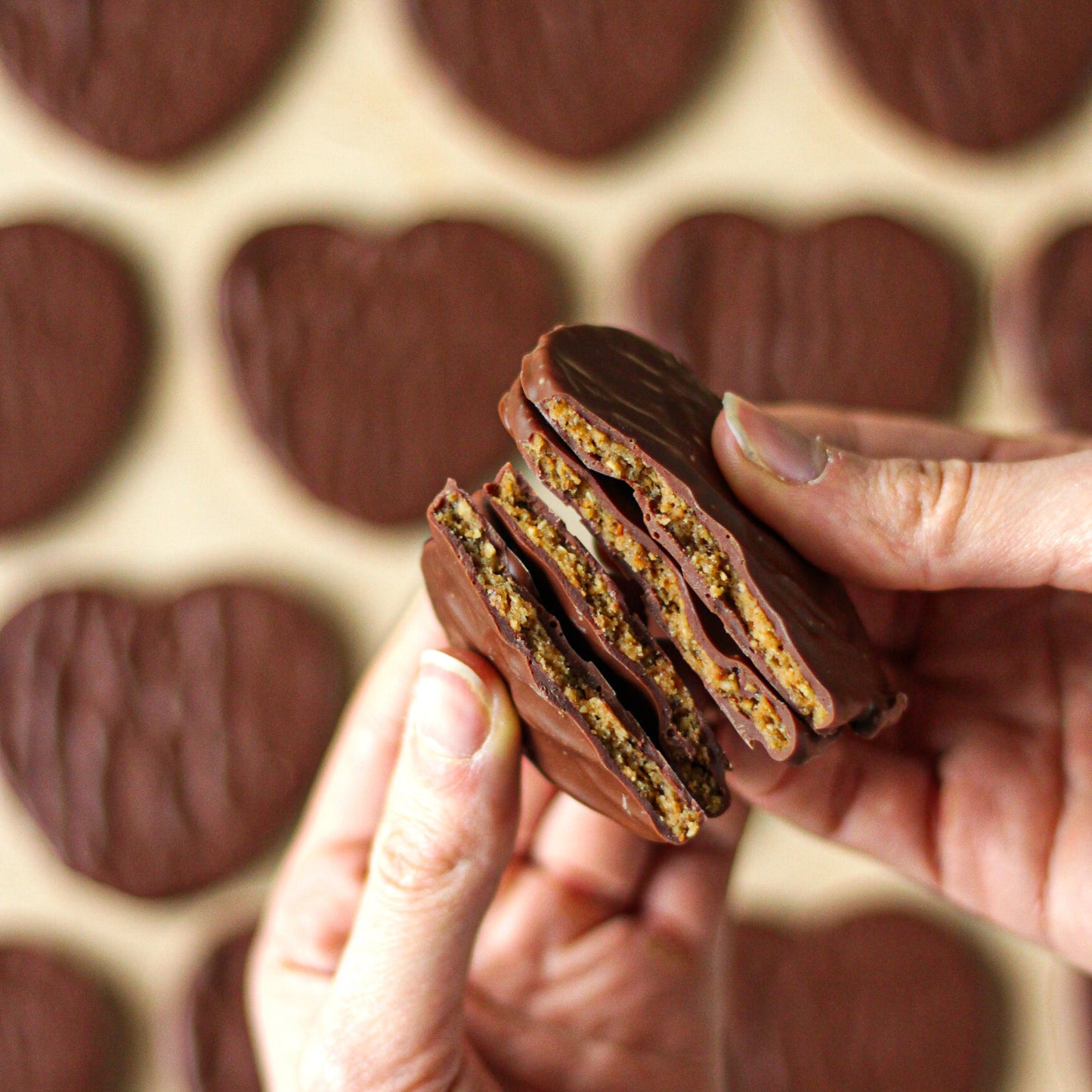 Biscuits Cœurs Noisette Saint Valentin