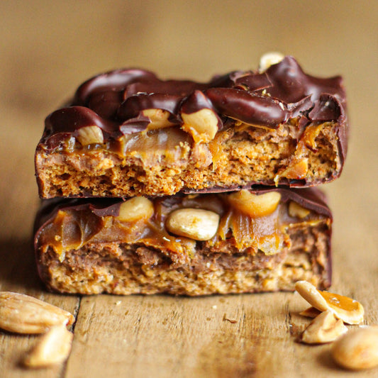 Goûter chocolat noir amande-vanille & caramel