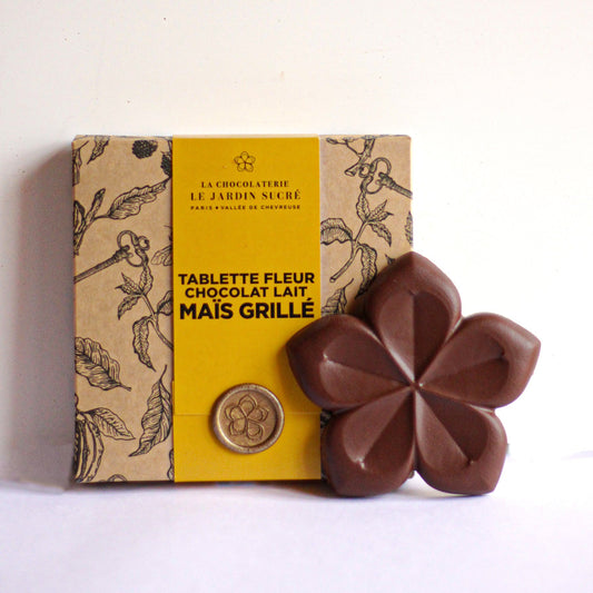Tablette Fleur Praliné Maïs Grillé