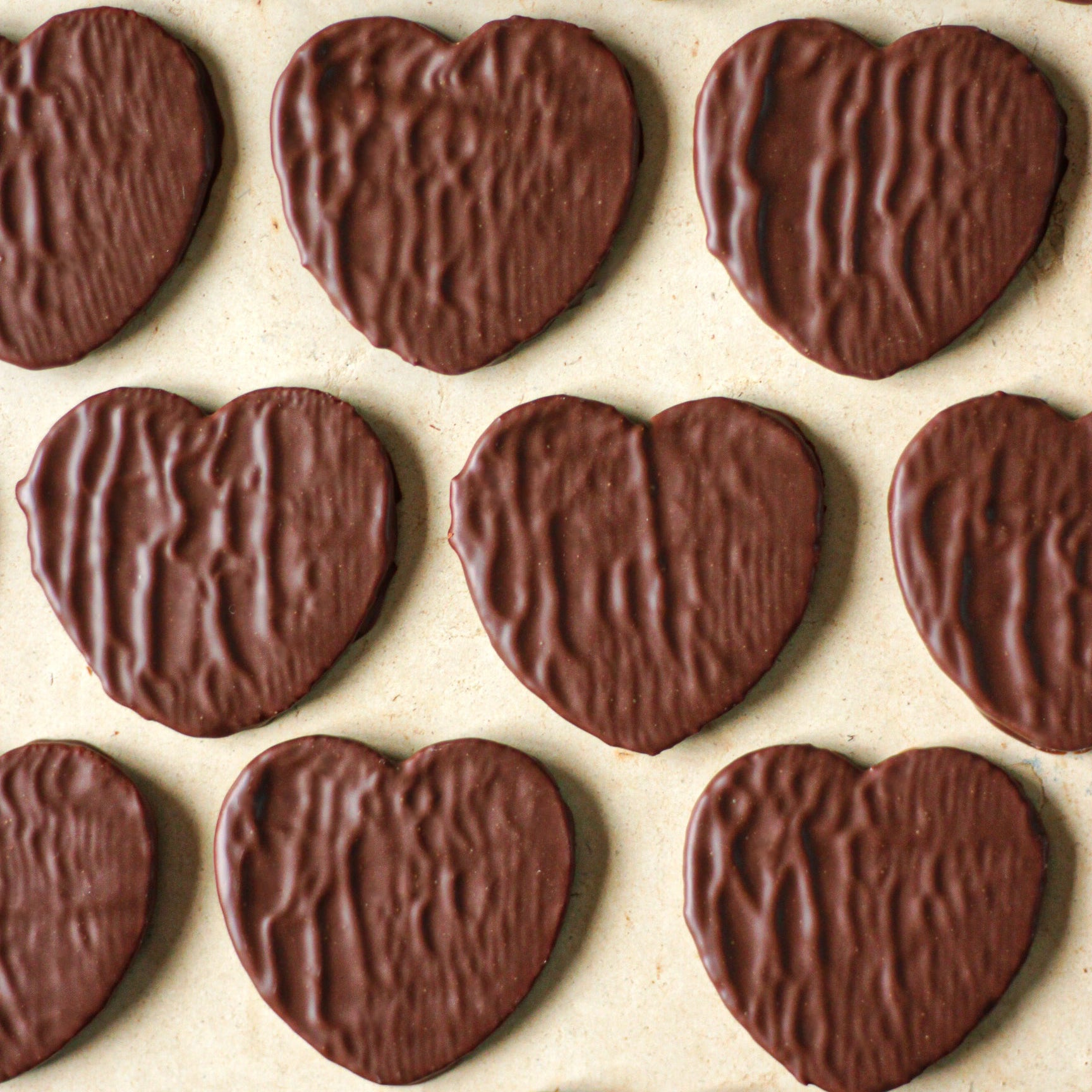 Biscuits Cœurs Noisette Saint Valentin