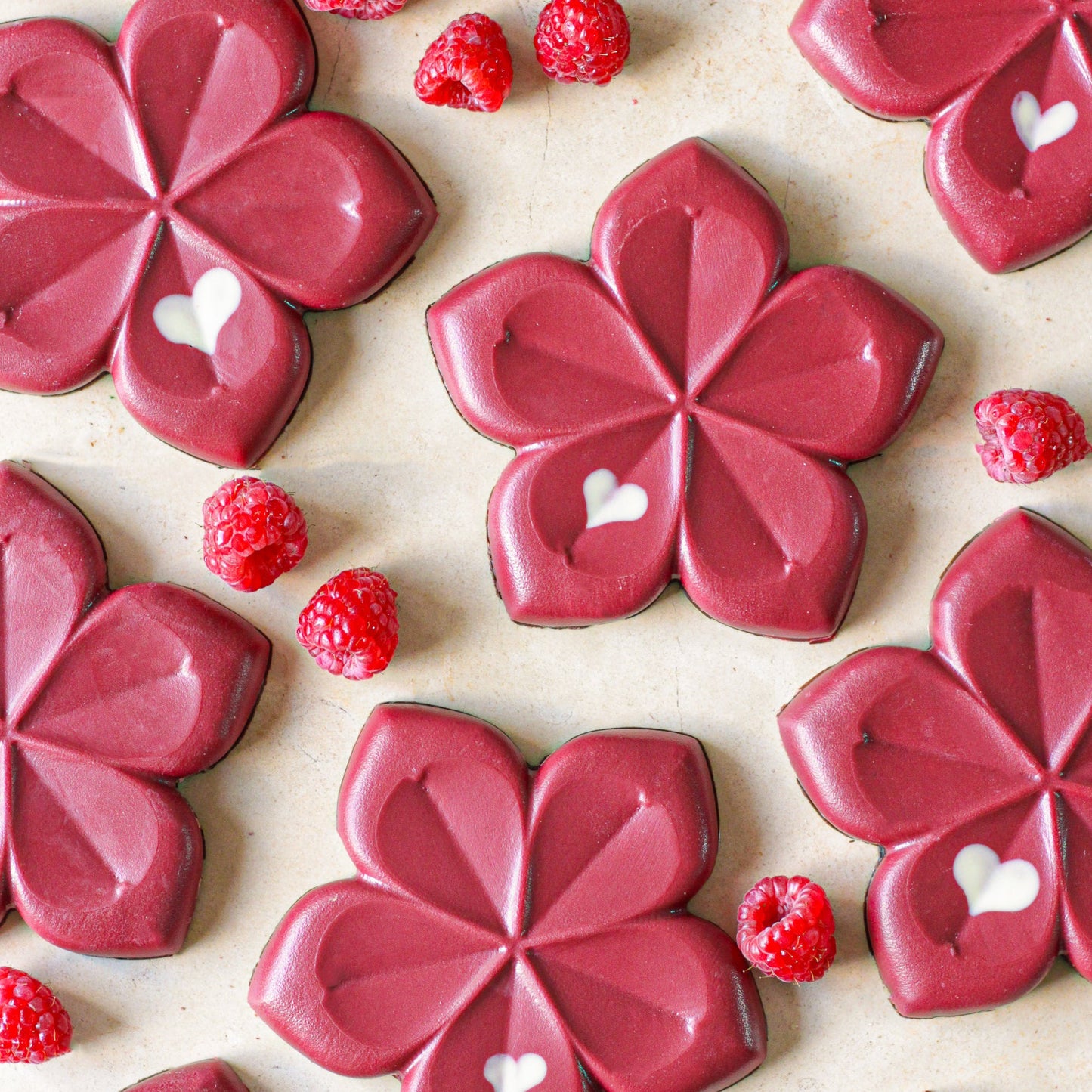 Tablette Fleur Guimauve Framboise & Basilic