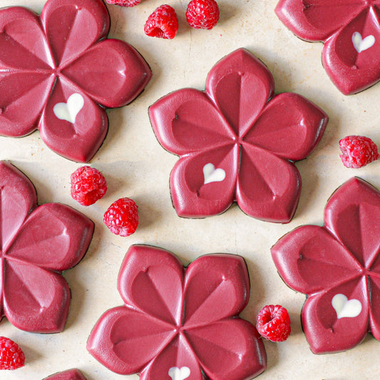 Tablette Fleur Guimauve Framboise & Basilic