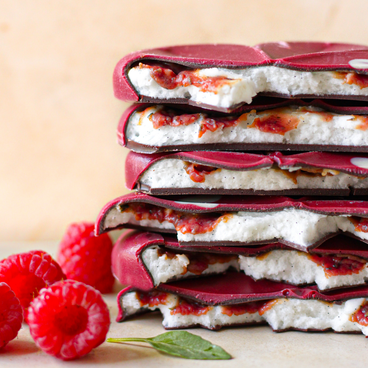Tablette Fleur Guimauve Framboise & Basilic