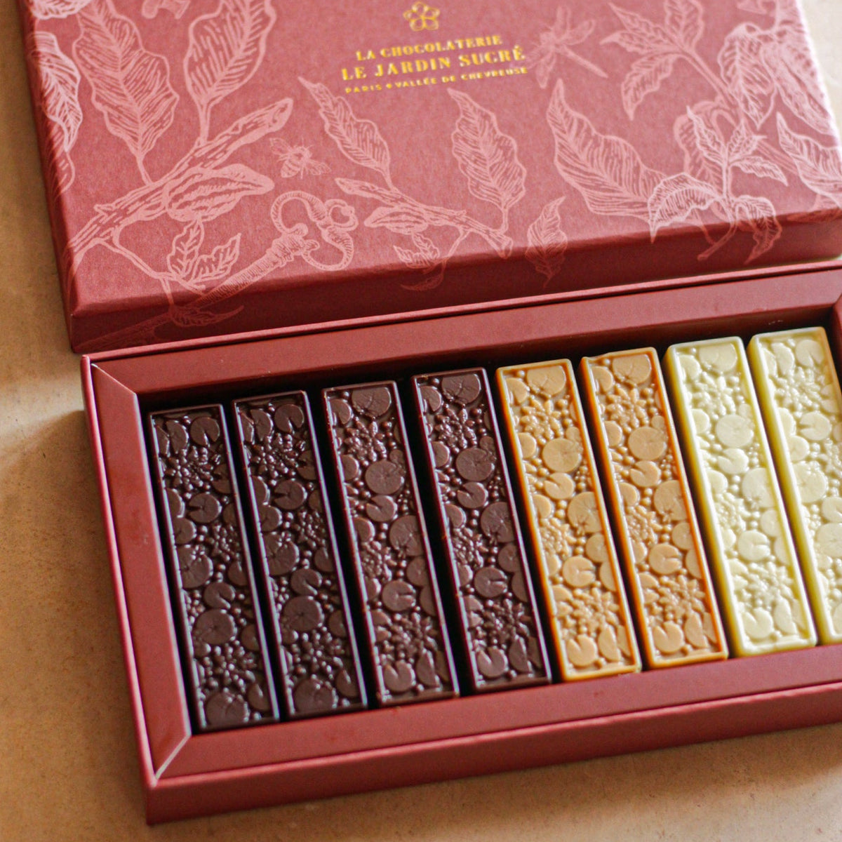 Coffret 8 Barres Praliné