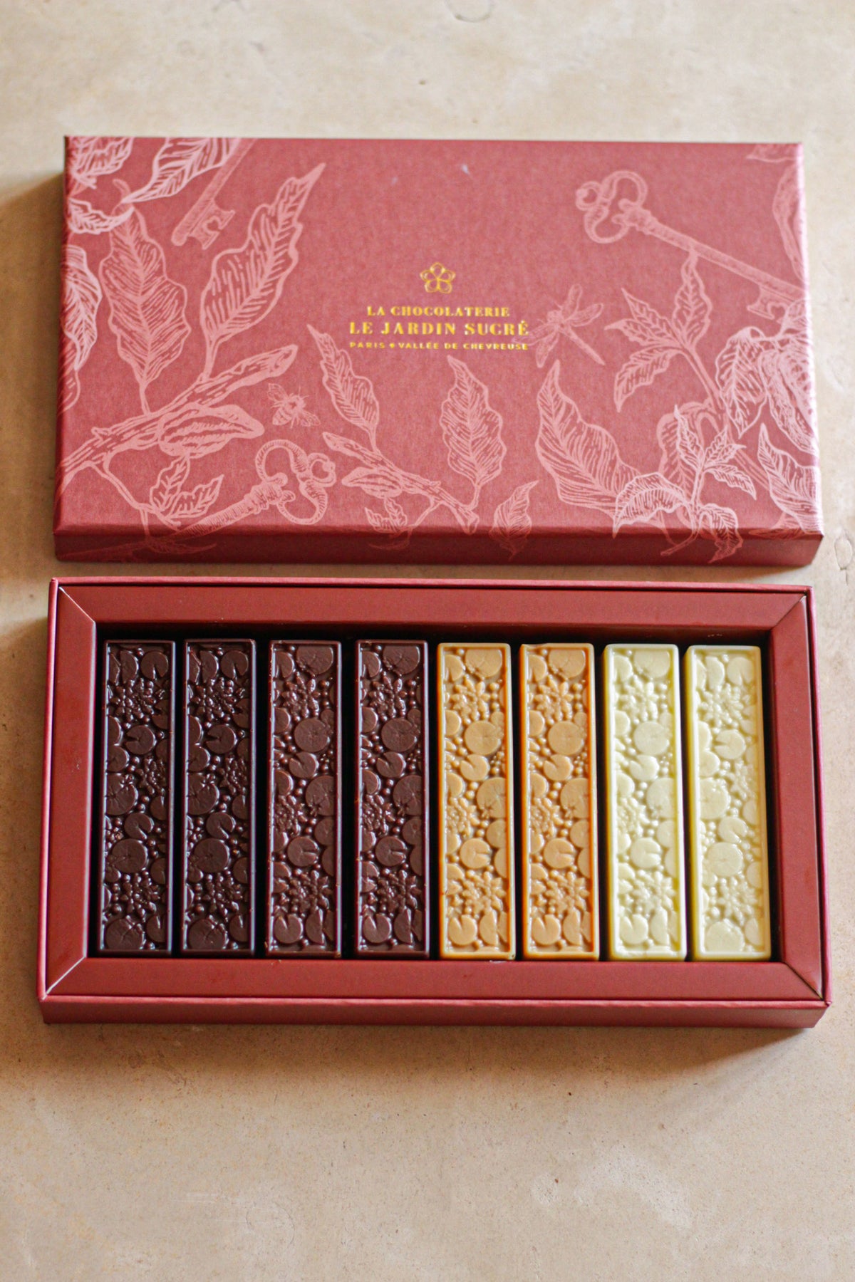 Coffret 8 Barres Praliné