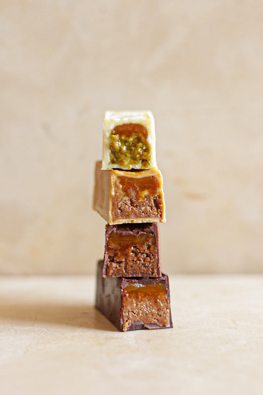 Coffret 4 Barres Praliné
