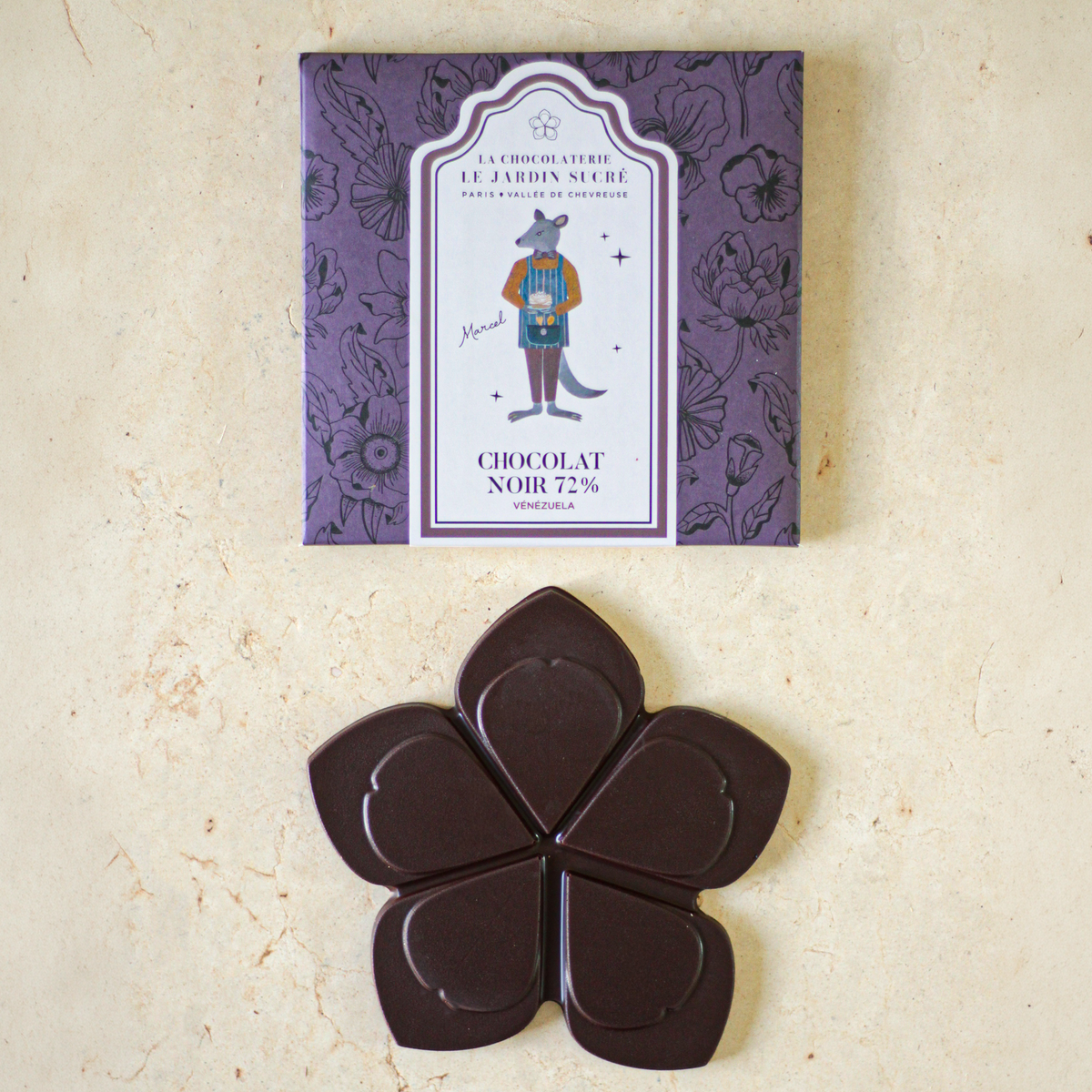 Tablette Chocolat Noir 72% Pure Origine Vénézuéla